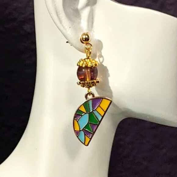 Handmade Jewelry - Abstract Art Earrings